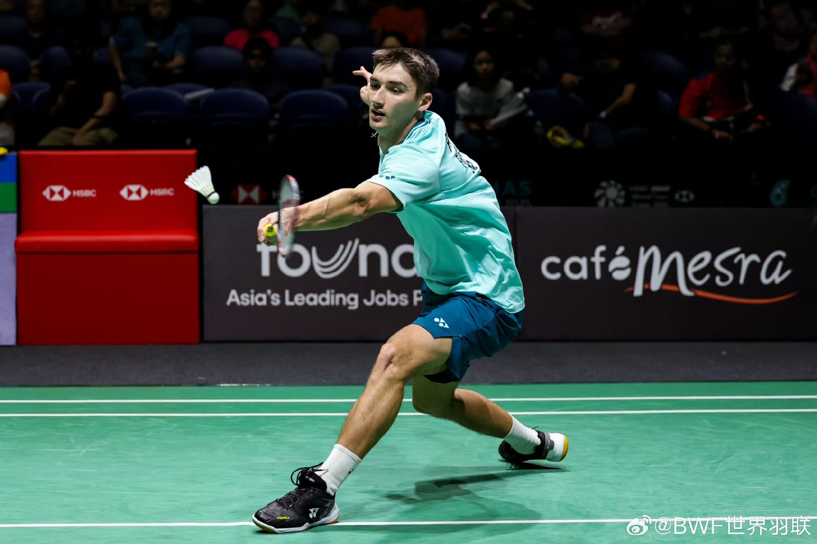 印度羽毛球队轻取英格兰羽毛球队，安赛龙送出助攻